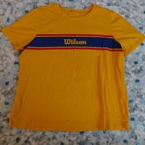 Yellow Wilson Tennis T-Shirt